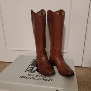 Frye Melissa Button Riding Boots 8.5 - Cognac